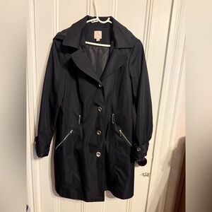 Dress Barn Black Women's Trench Coat